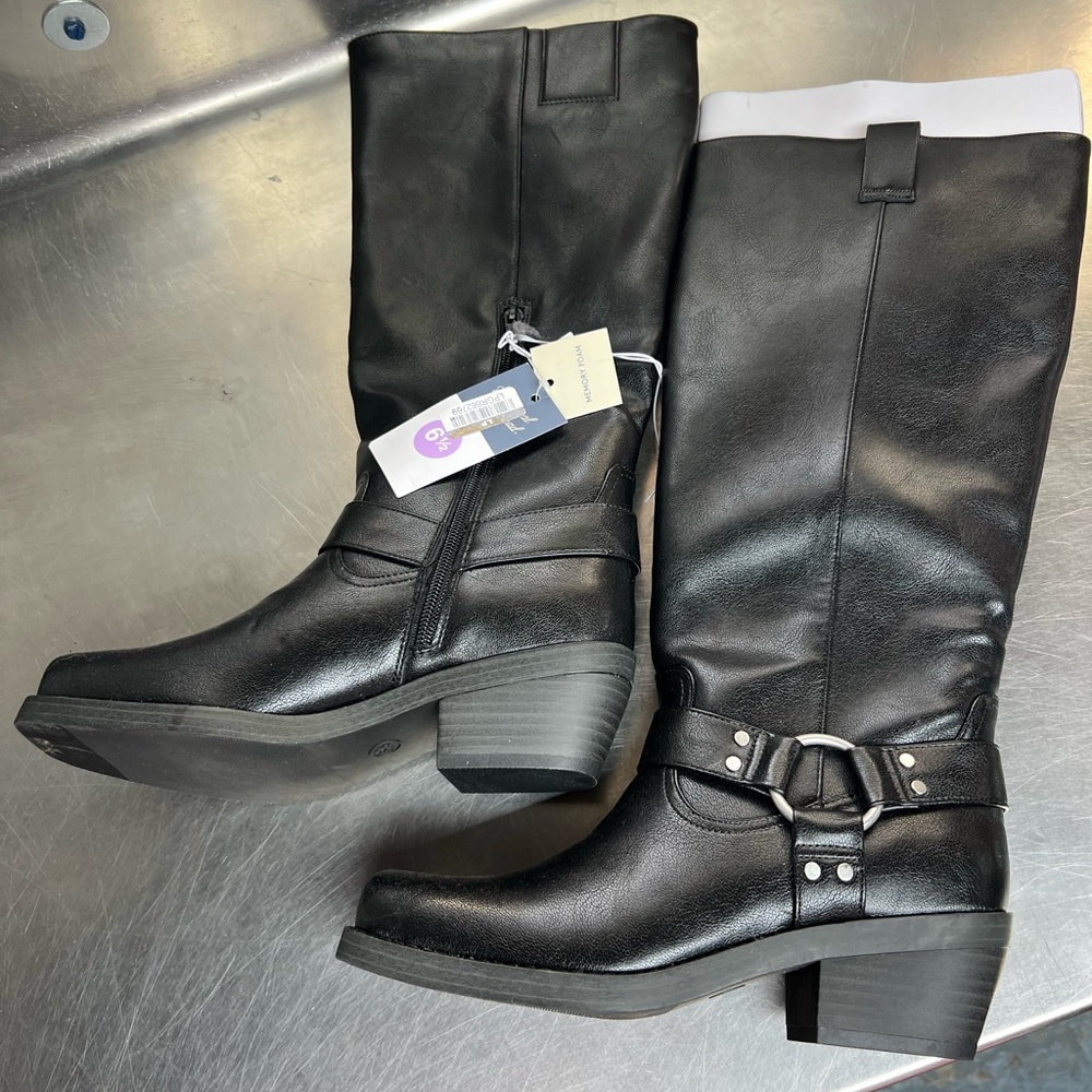 UNIVERSAL THREAD Black Oakley Harness Boots - Picture 4 of 6